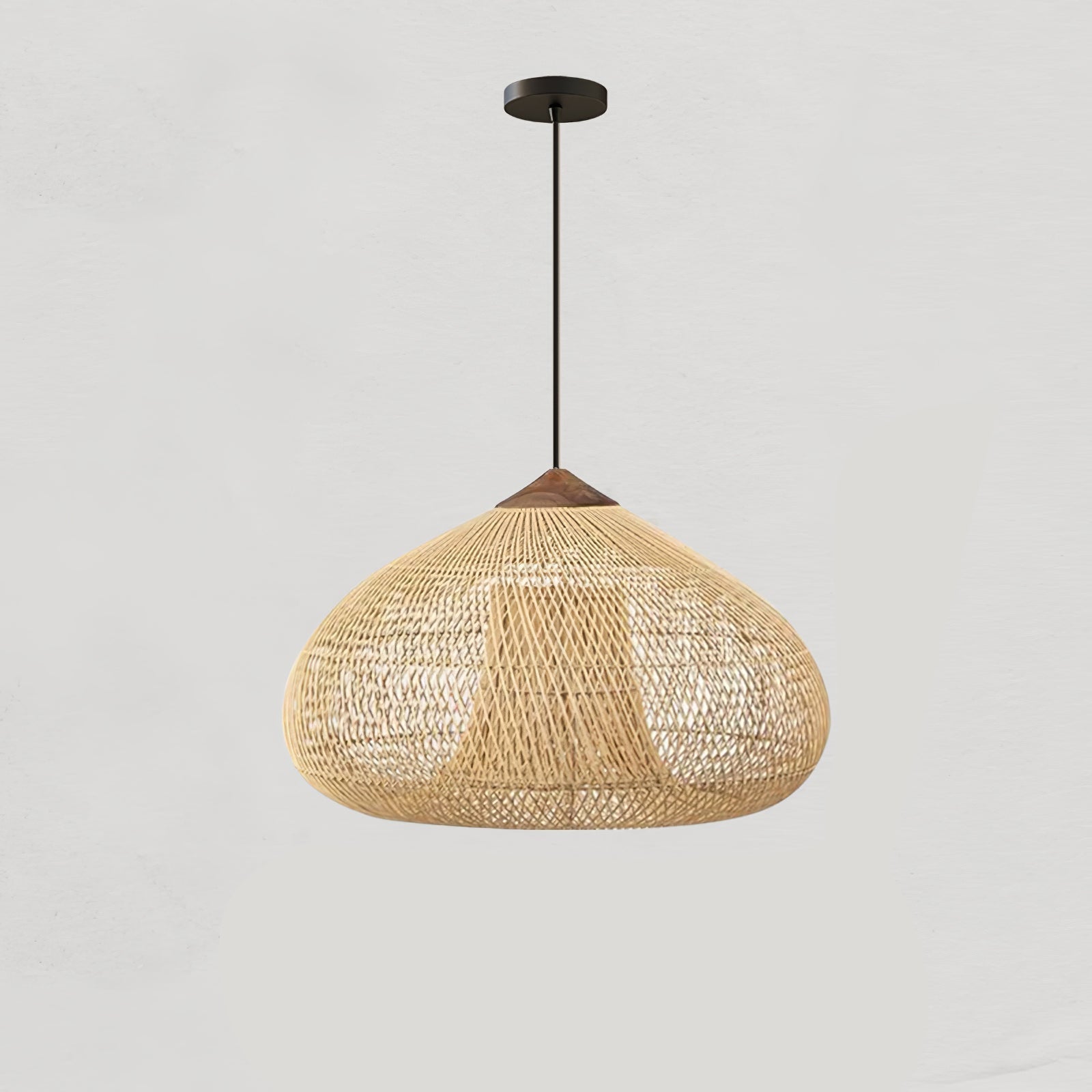 Evelyn Suspension en Rotin Tressé pour Salon - Neutralighting