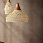 Evelyn Suspension en Rotin Tressé pour Salon - Neutralighting