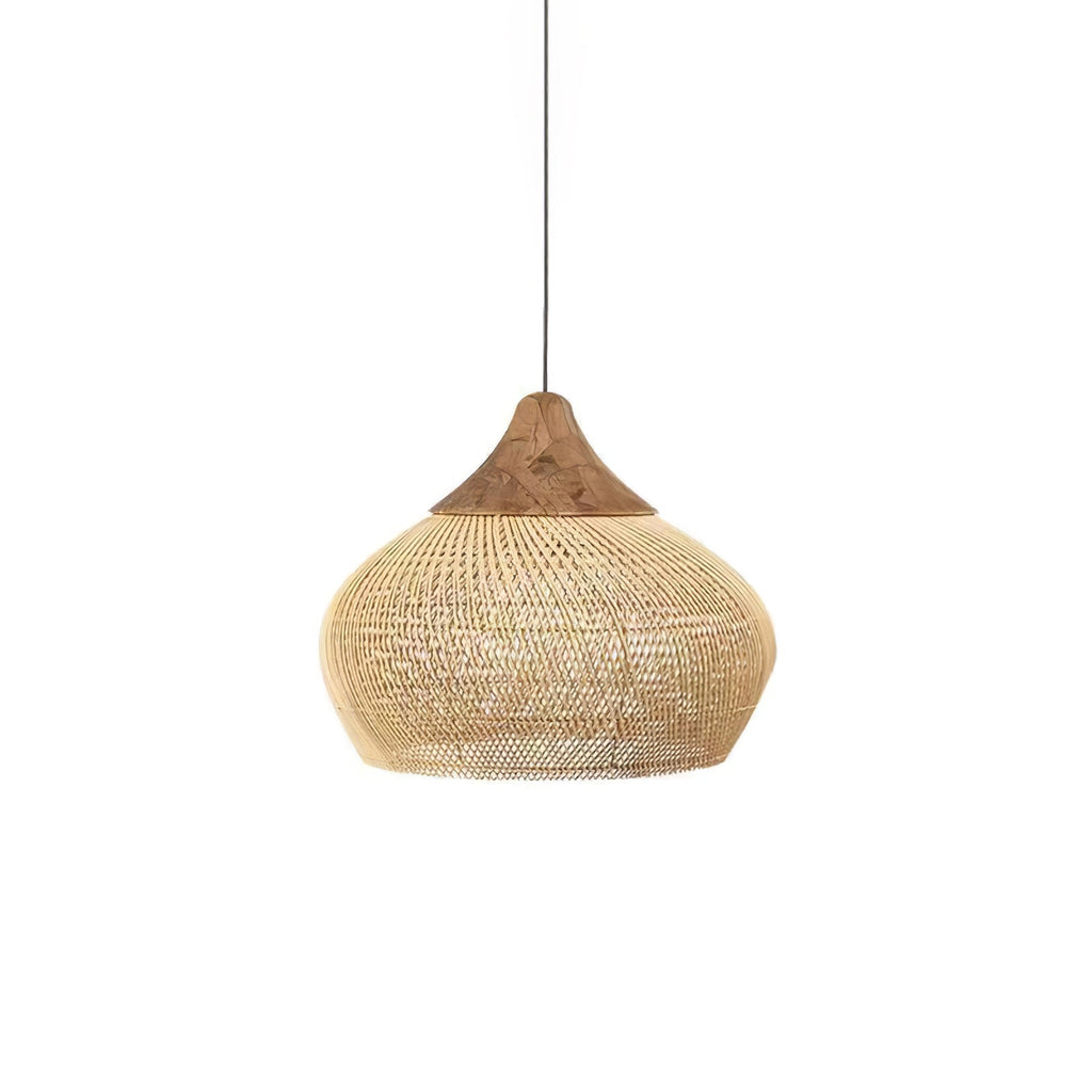 Evelyn Suspension en Rotin Tressé pour Salon - Neutralighting