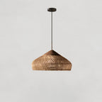 Evelyn Suspension en Rotin Tressé pour Salon - Neutralighting