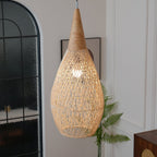Evelyn Suspension en Rotin Tressé pour Salon - Neutralighting