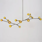 Kinetic Individuel Créativité Laiton Verre Lustre - Neutralighting