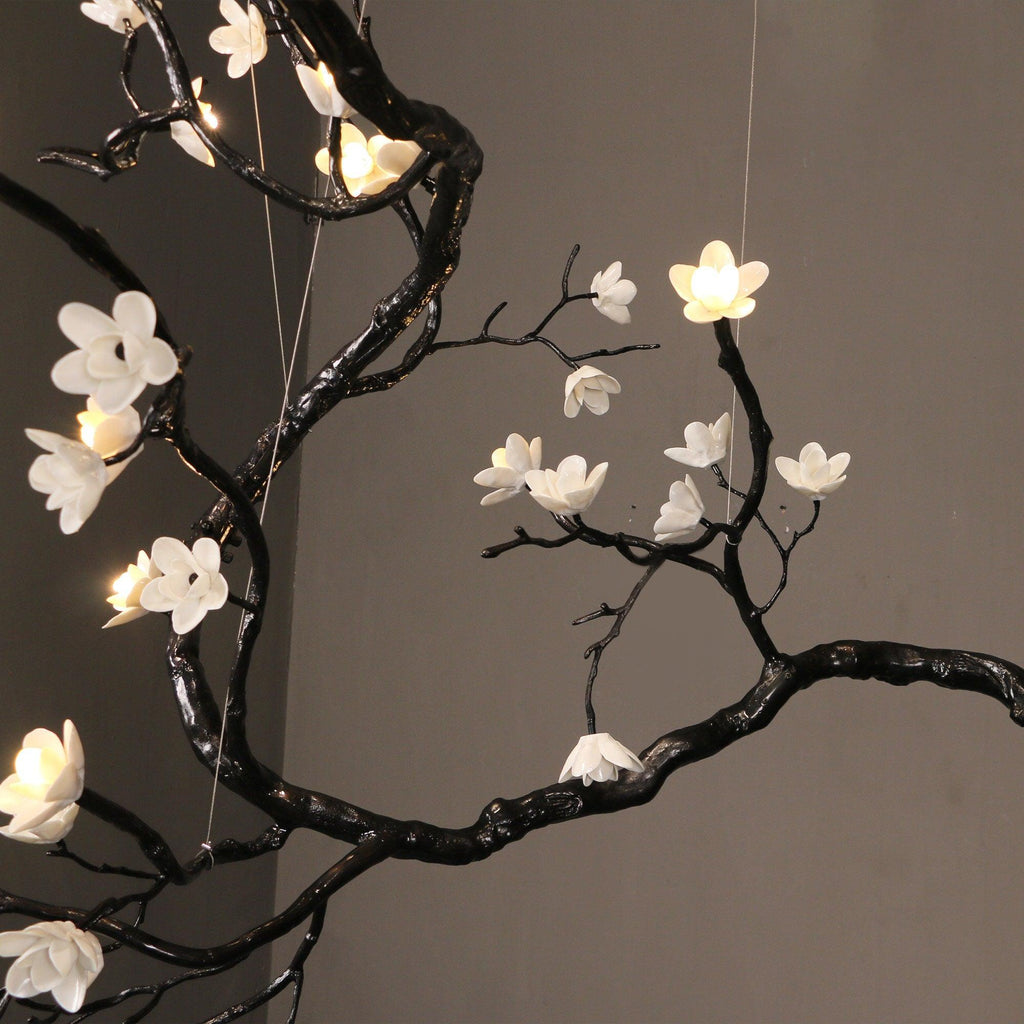 Aurora Lustre Organique à Branches et Fleurs - Neutralighting