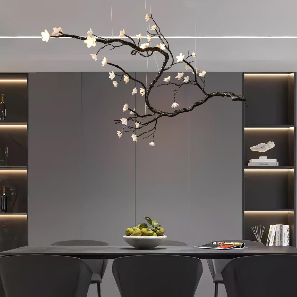 Aurora Lustre Organique à Branches et Fleurs - Neutralighting