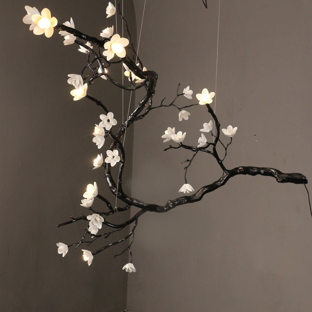 Aurora Lustre Organique à Branches et Fleurs - Neutralighting