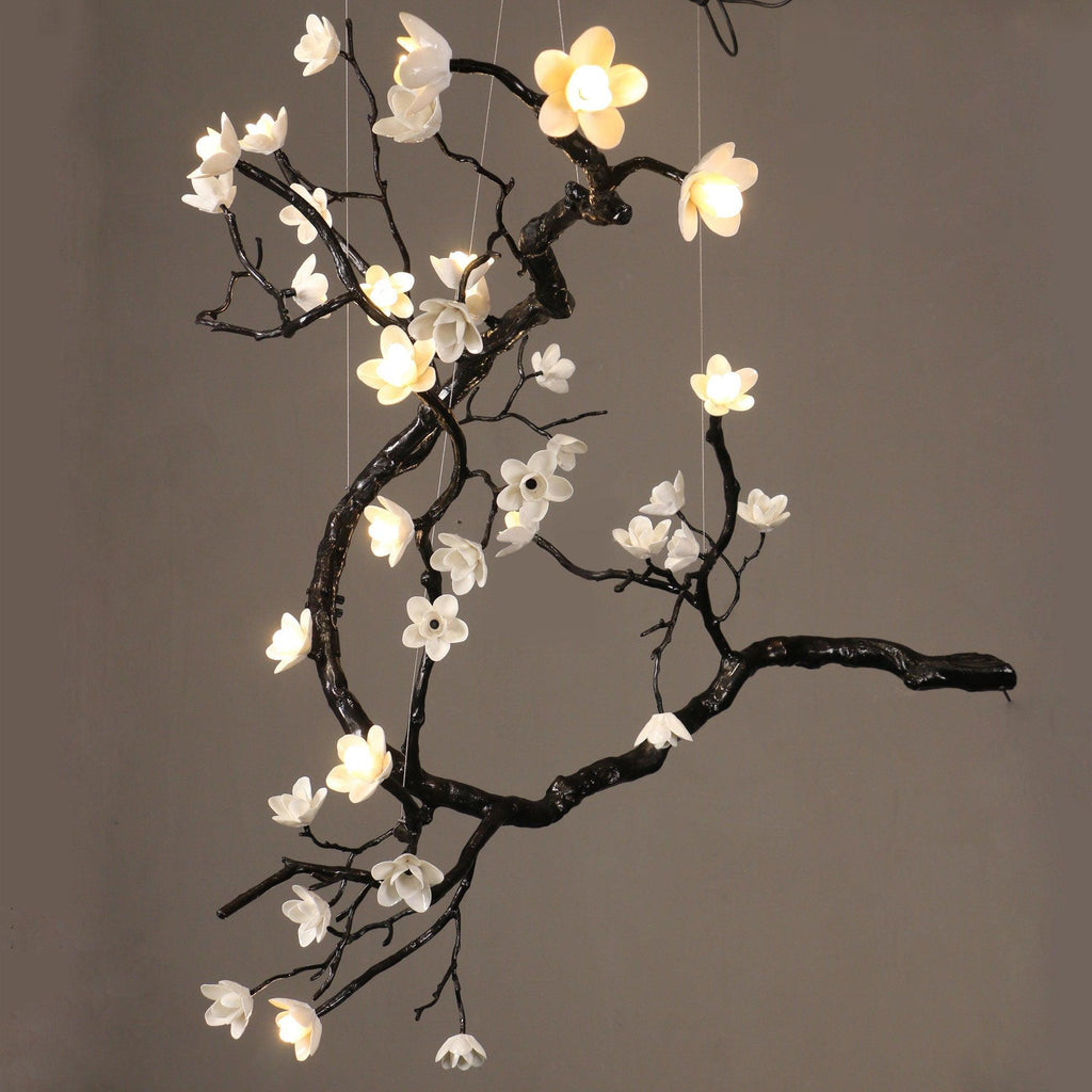 Aurora Lustre Organique à Branches et Fleurs - Neutralighting