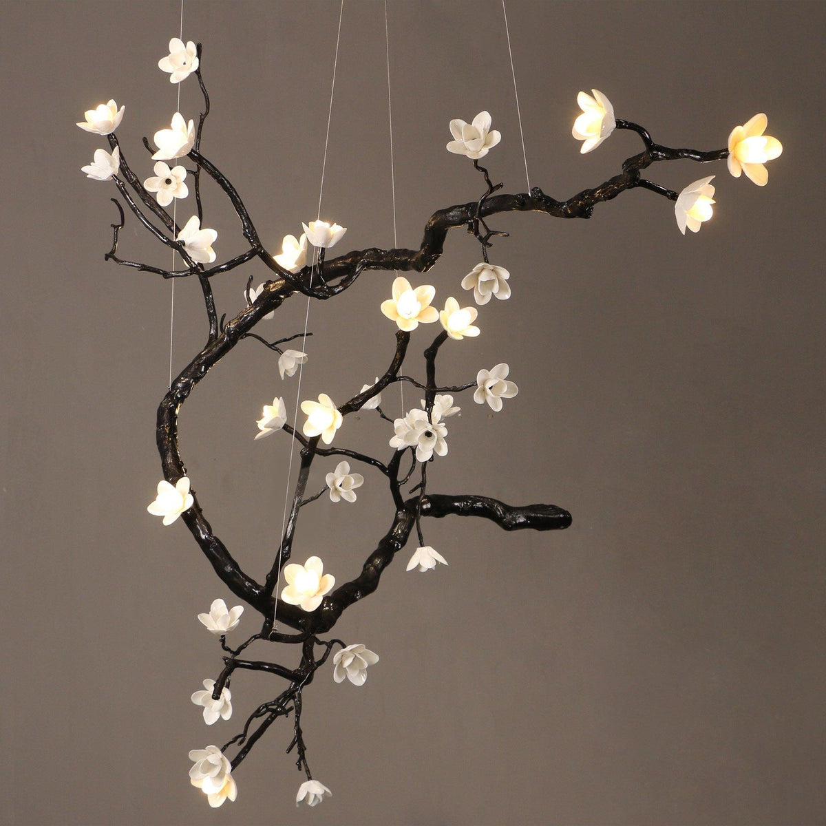 Aurora Lustre Organique à Branches et Fleurs - Neutralighting