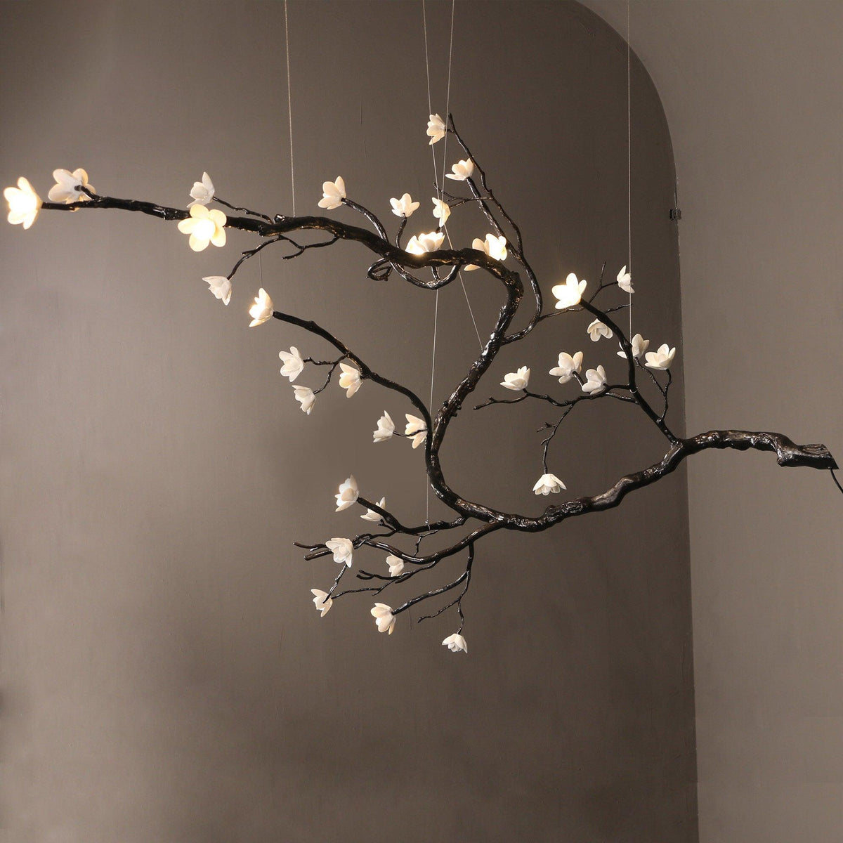 Aurora Lustre Organique à Branches et Fleurs - Neutralighting