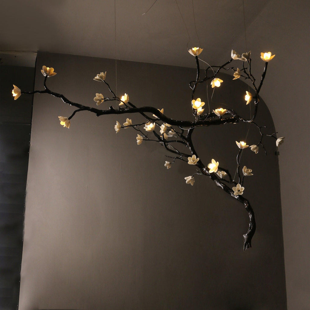 Aurora Lustre Organique à Branches et Fleurs - Neutralighting