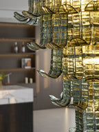 Aether Postmodern Luxe Verre Métal Lustre - Neutralighting