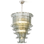 Brasher Lustre en Verre de Murano à Plusieurs Niveaux élégant - Neutralighting