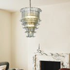 Aether Postmodern Luxe Verre Métal Lustre - Neutralighting