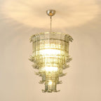 Brasher Lustre en Verre de Murano à Plusieurs Niveaux élégant - Neutralighting