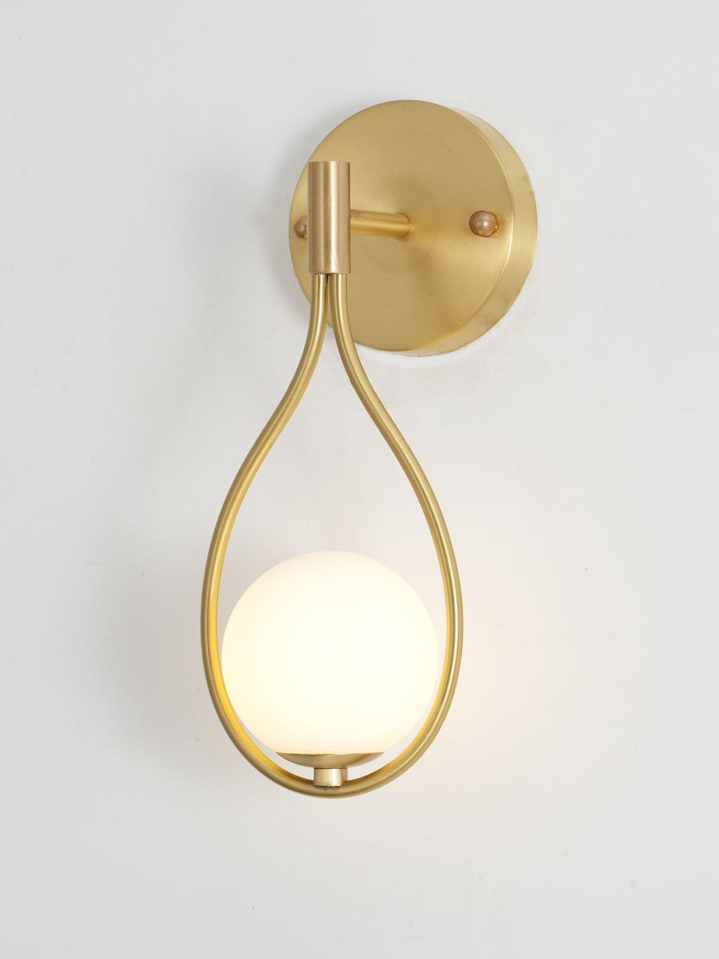 Icarila Moderne Minimaliste Vanité Laiton Verre Applique Murale - Neutralighting