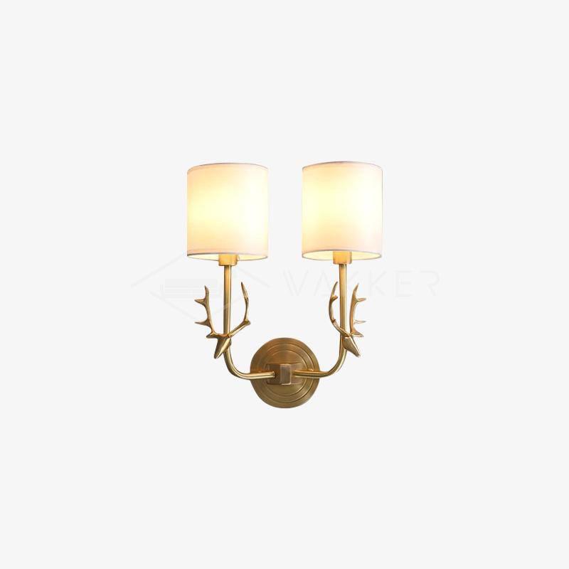 Noble Applique Murale Élégance Tête de Cerf Laiton - Neutralighting