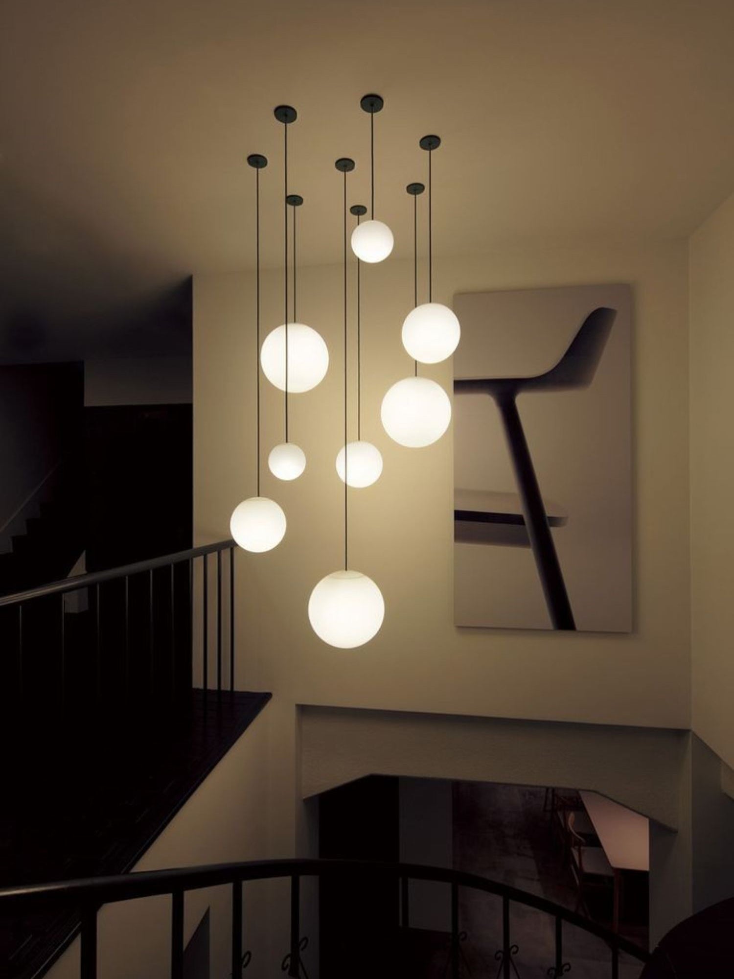 Lustra Lampe Pendante Collection Architecturale en Laiton - Neutralighting