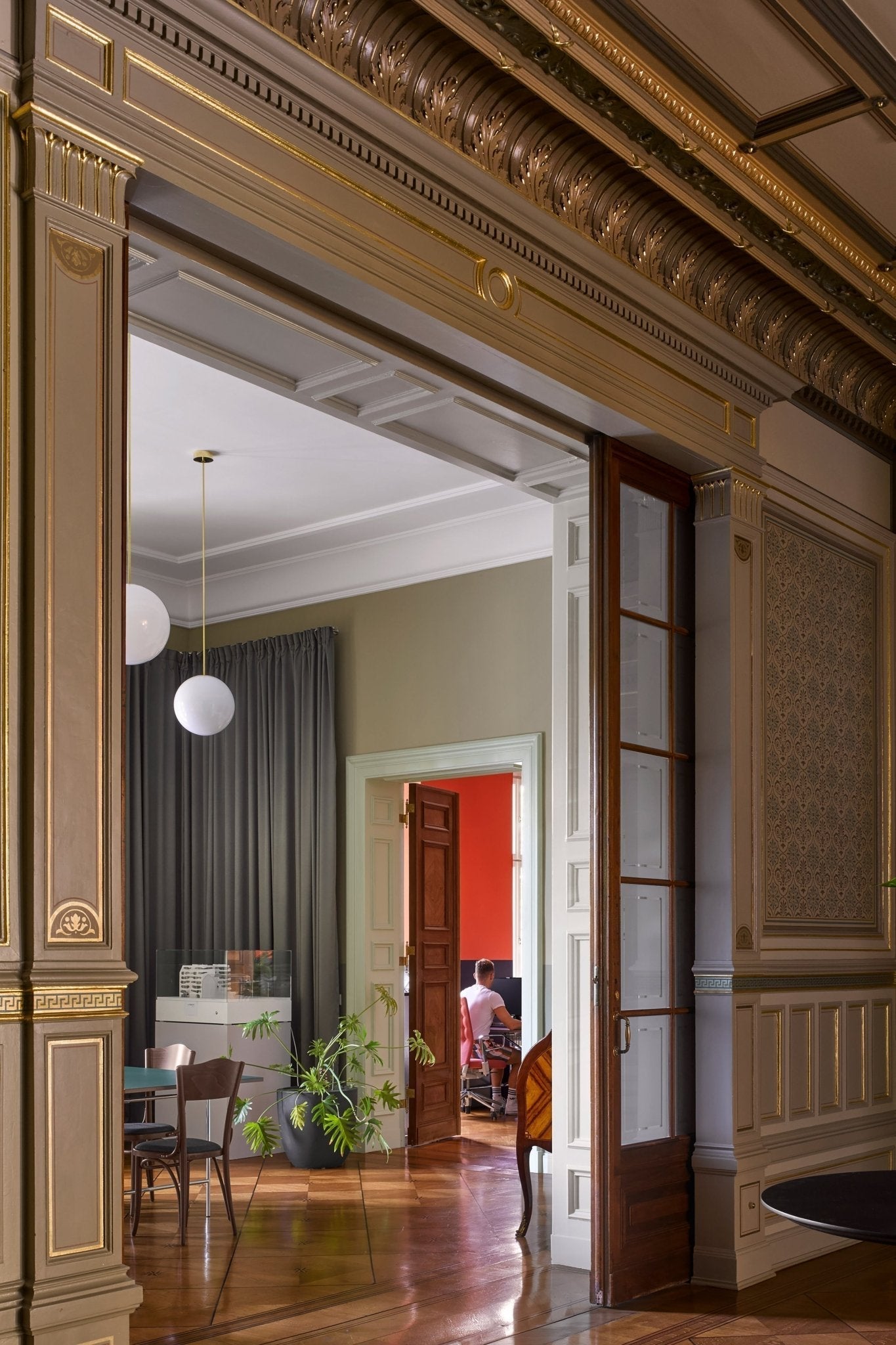Lustra Lampe Pendante Collection Architecturale en Laiton - Neutralighting