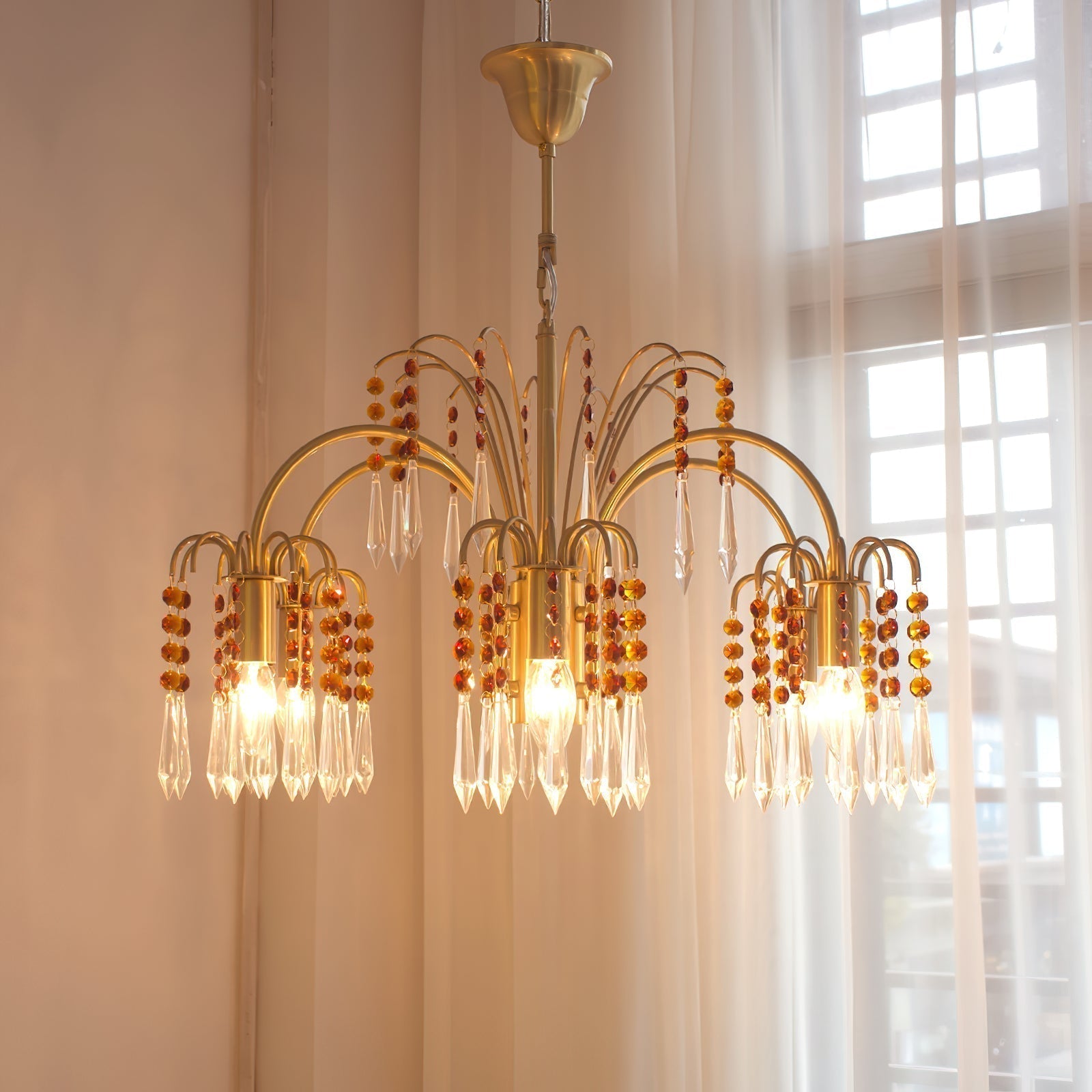 Voyant Prime Luxe Bougie Cristal Lustre - Neutralighting