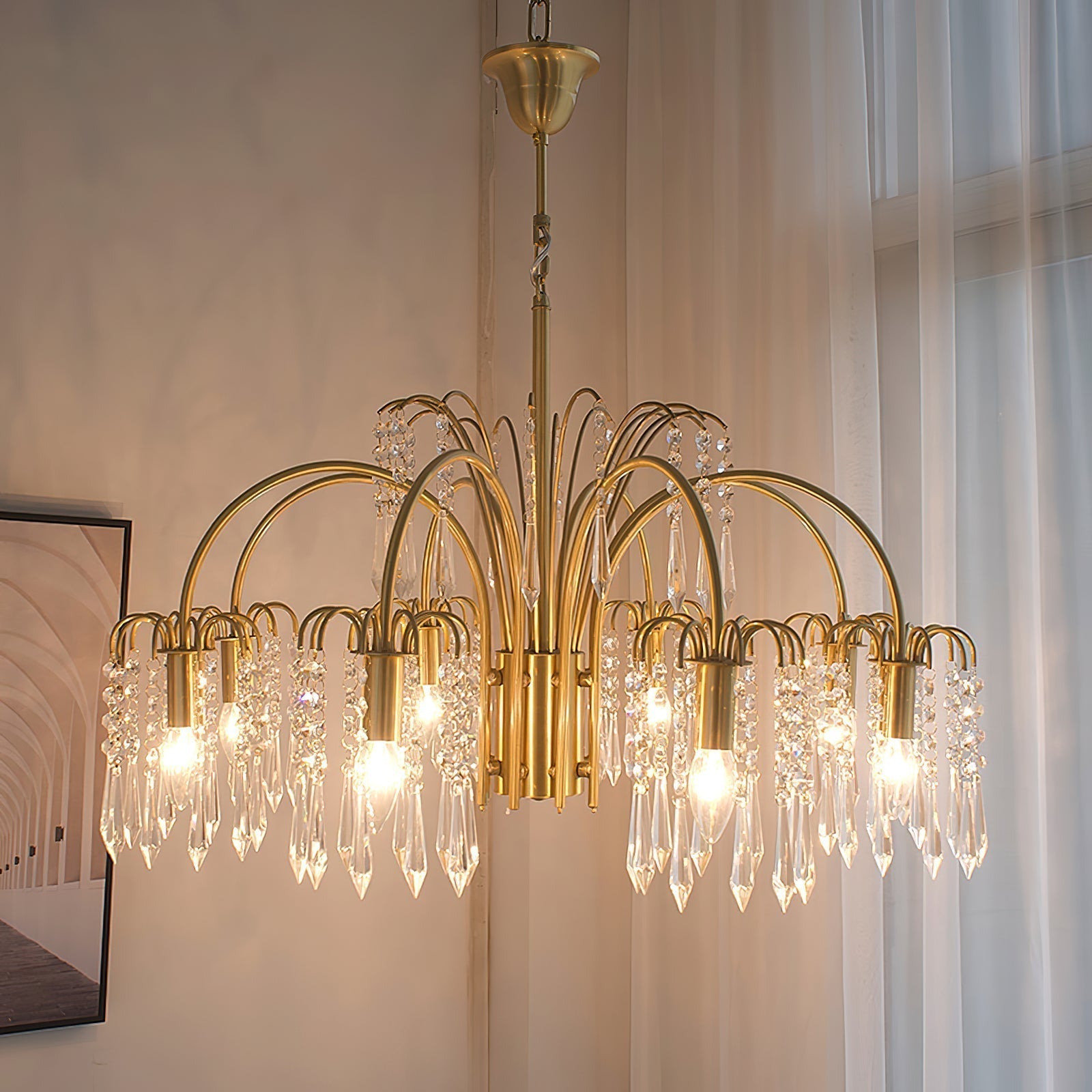 Voyant Prime Luxe Bougie Cristal Lustre - Neutralighting