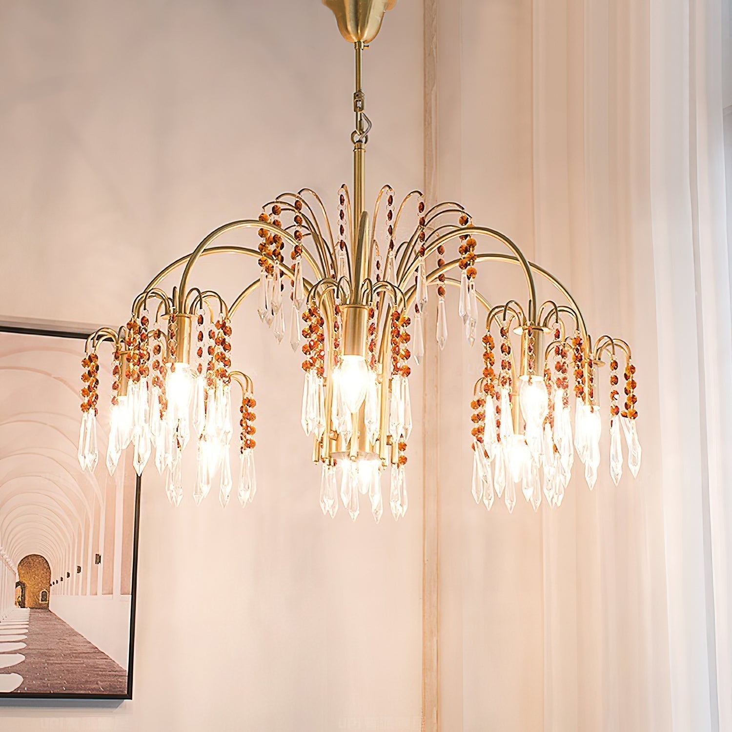 Voyant Prime Luxe Bougie Cristal Lustre - Neutralighting