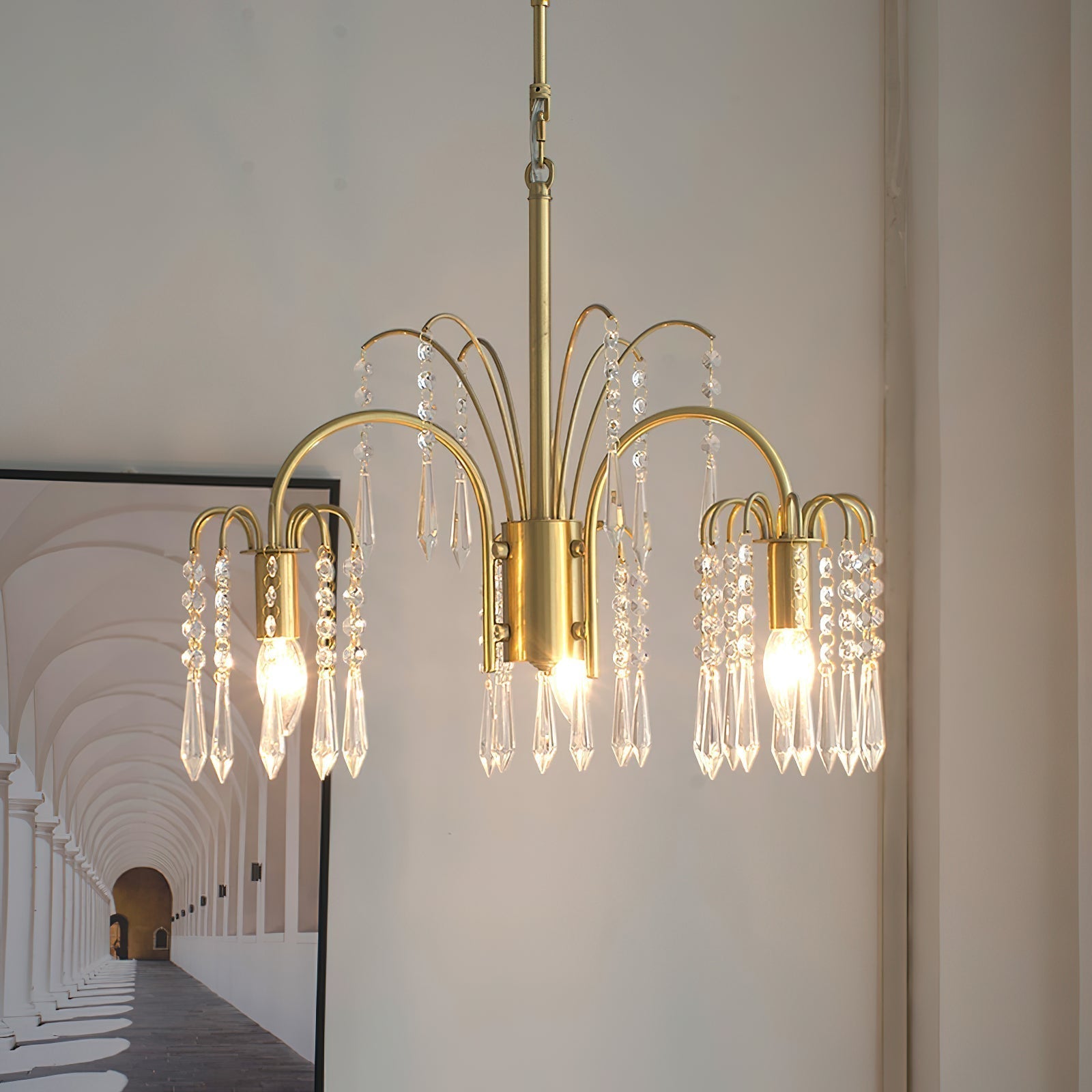 Voyant Prime Luxe Bougie Cristal Lustre - Neutralighting