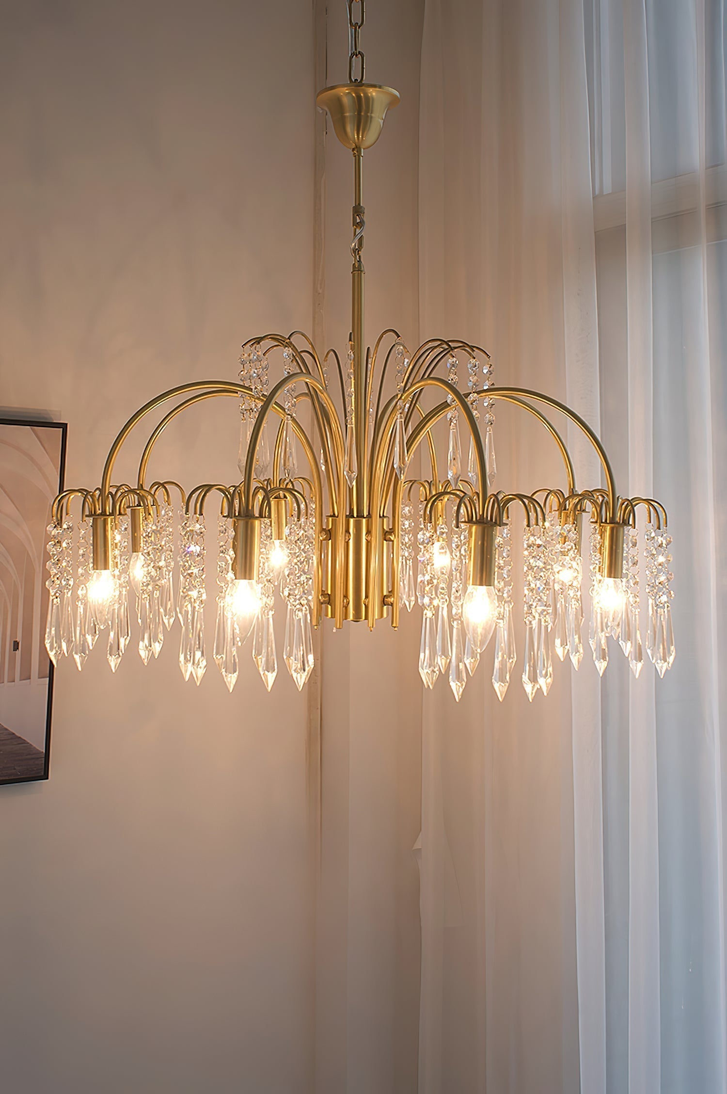 Voyant Prime Luxe Bougie Cristal Lustre - Neutralighting