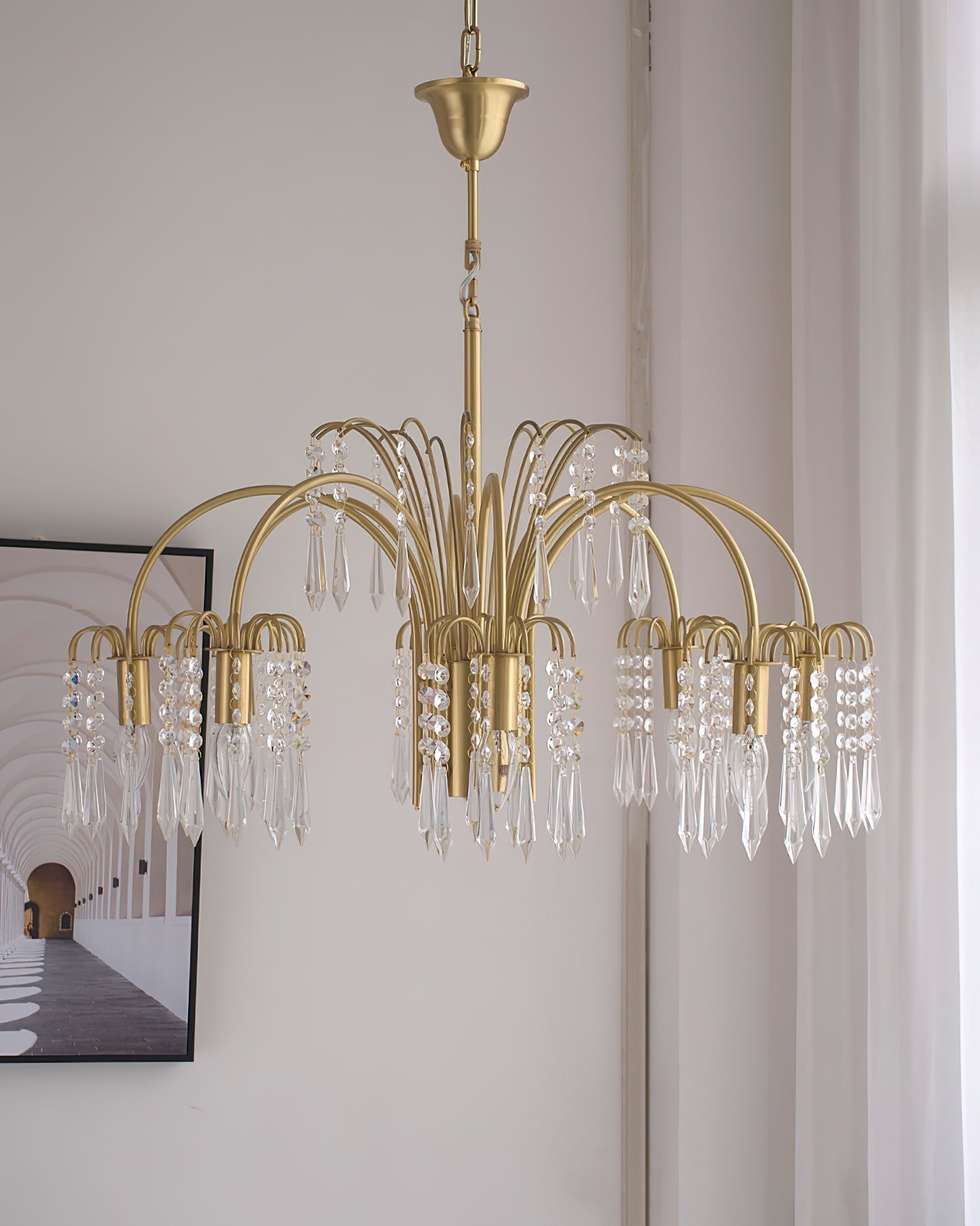 Voyant Prime Luxe Bougie Cristal Lustre - Neutralighting