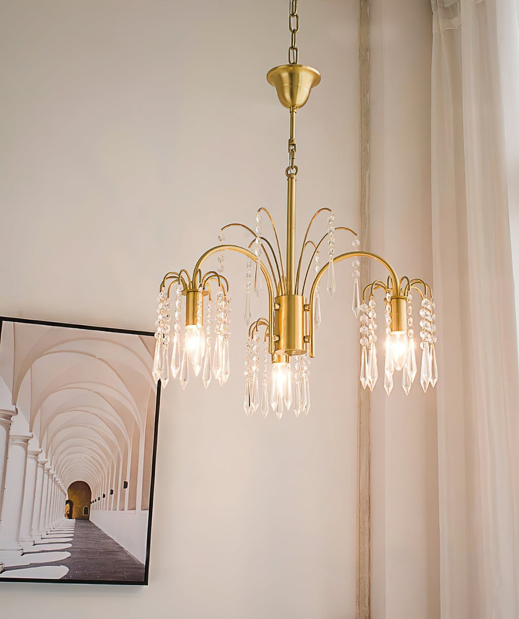 Voyant Prime Luxe Bougie Cristal Lustre - Neutralighting