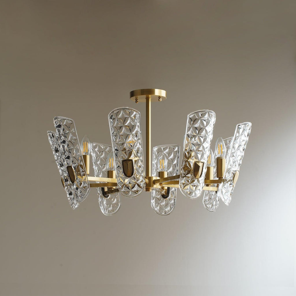 Celeste Lustre Central en Laiton Élégant - Neutralighting