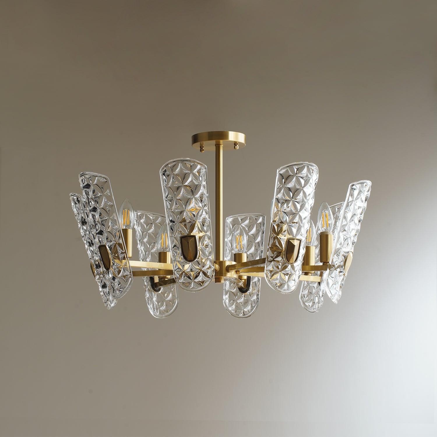 Celeste Lustre Central en Laiton Élégant - Neutralighting