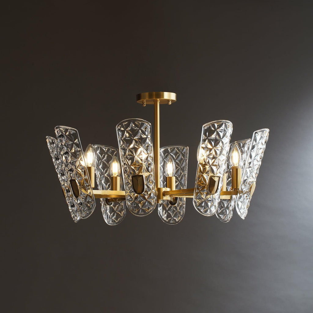 Celeste Lustre Central en Laiton Élégant - Neutralighting