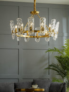 Celeste Lustre Central en Laiton Élégant - Neutralighting