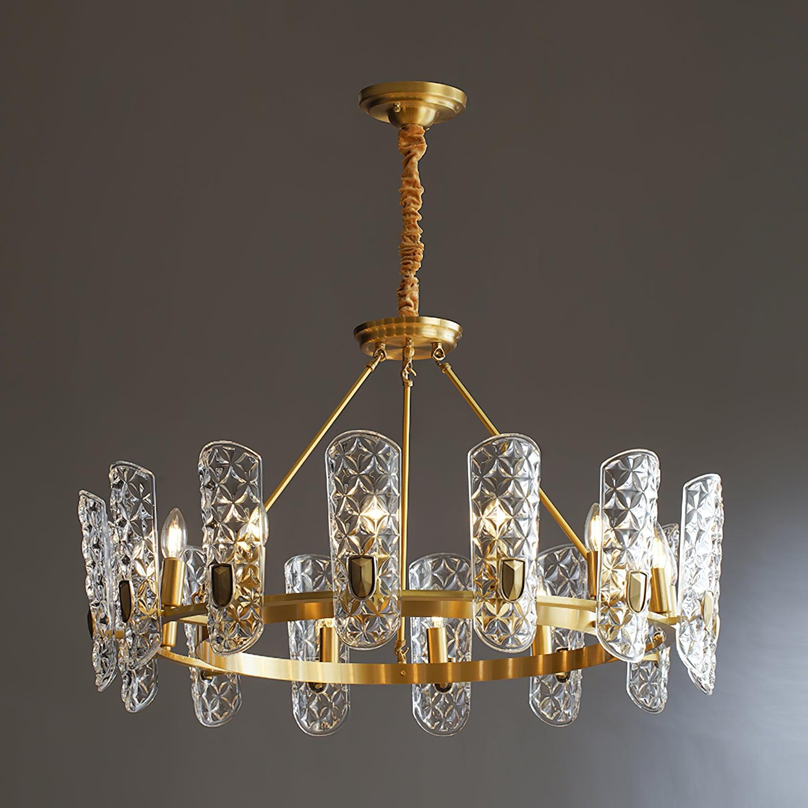 Celeste Lustre Central en Laiton Élégant - Neutralighting