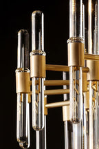 Solara Chandelier en Laiton Antique de Luxe - Neutralighting