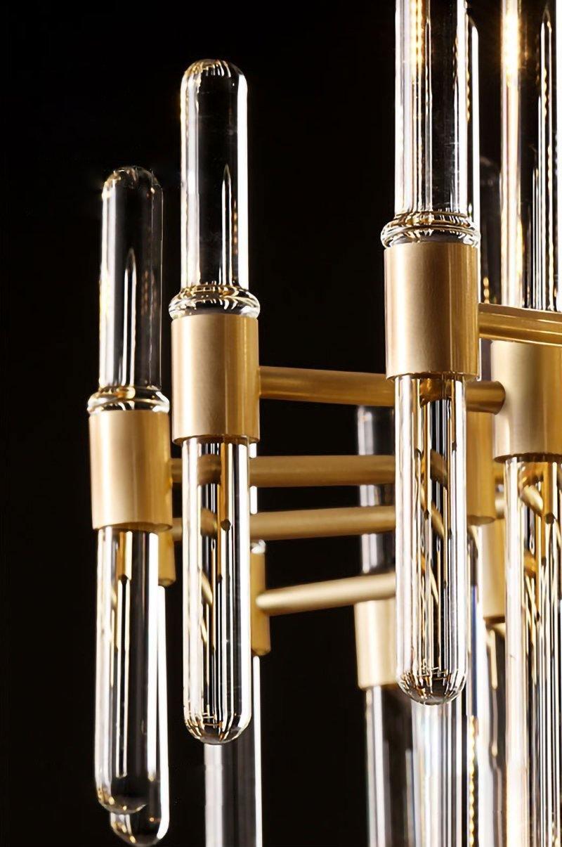 Solara Chandelier en Laiton Antique de Luxe - Neutralighting