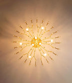 Solara Chandelier en Laiton Antique de Luxe - Neutralighting