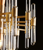 Solara Chandelier en Laiton Antique de Luxe - Neutralighting