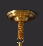 Solara Chandelier en Laiton Antique de Luxe - Neutralighting