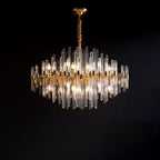 Solara Chandelier en Laiton Antique de Luxe - Neutralighting