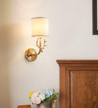 Noble Applique Murale Élégance Tête de Cerf Laiton - Neutralighting