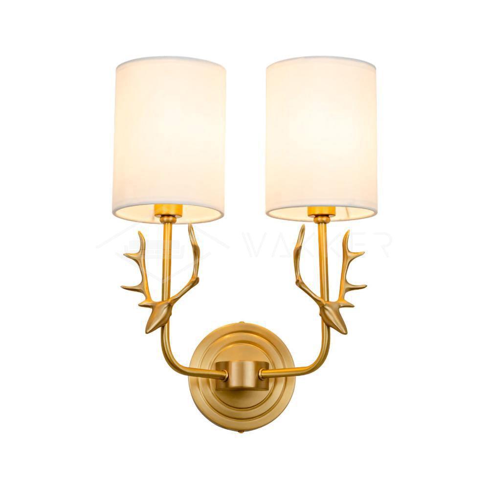 Noble Applique Murale Élégance Tête de Cerf Laiton - Neutralighting