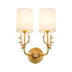 Noble Applique Murale Élégance Tête de Cerf Laiton - Neutralighting