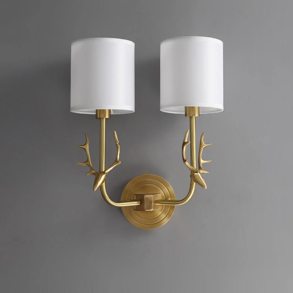 Noble Applique Murale Élégance Tête de Cerf Laiton - Neutralighting