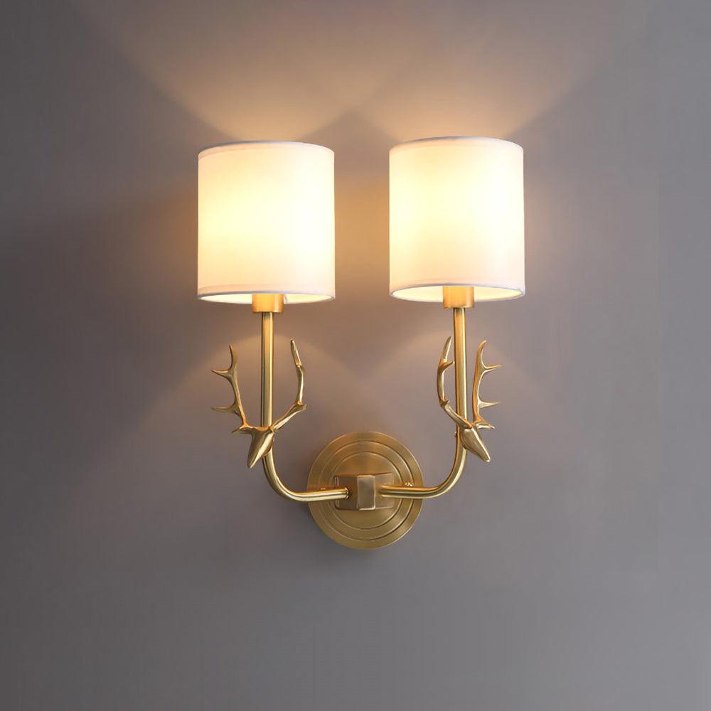 Noble Applique Murale Élégance Tête de Cerf Laiton - Neutralighting