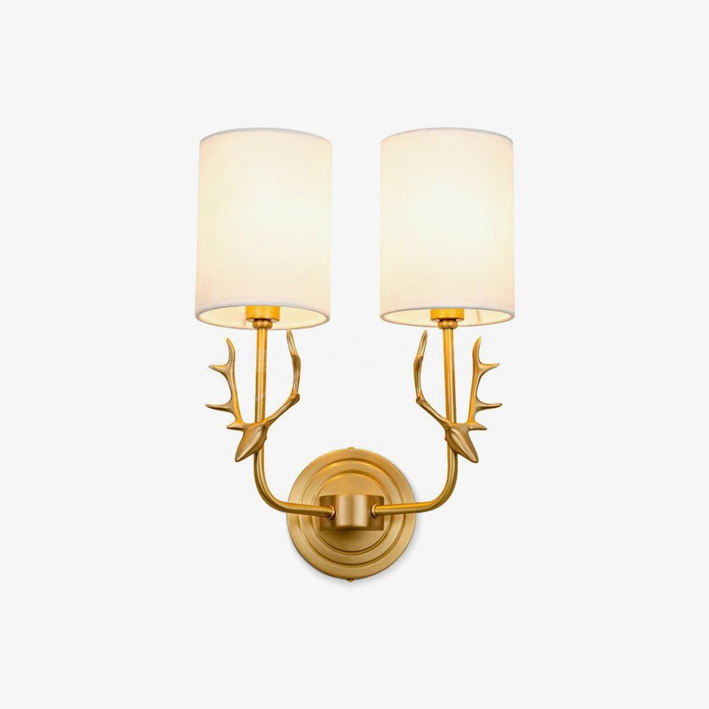 Noble Applique Murale Élégance Tête de Cerf Laiton - Neutralighting