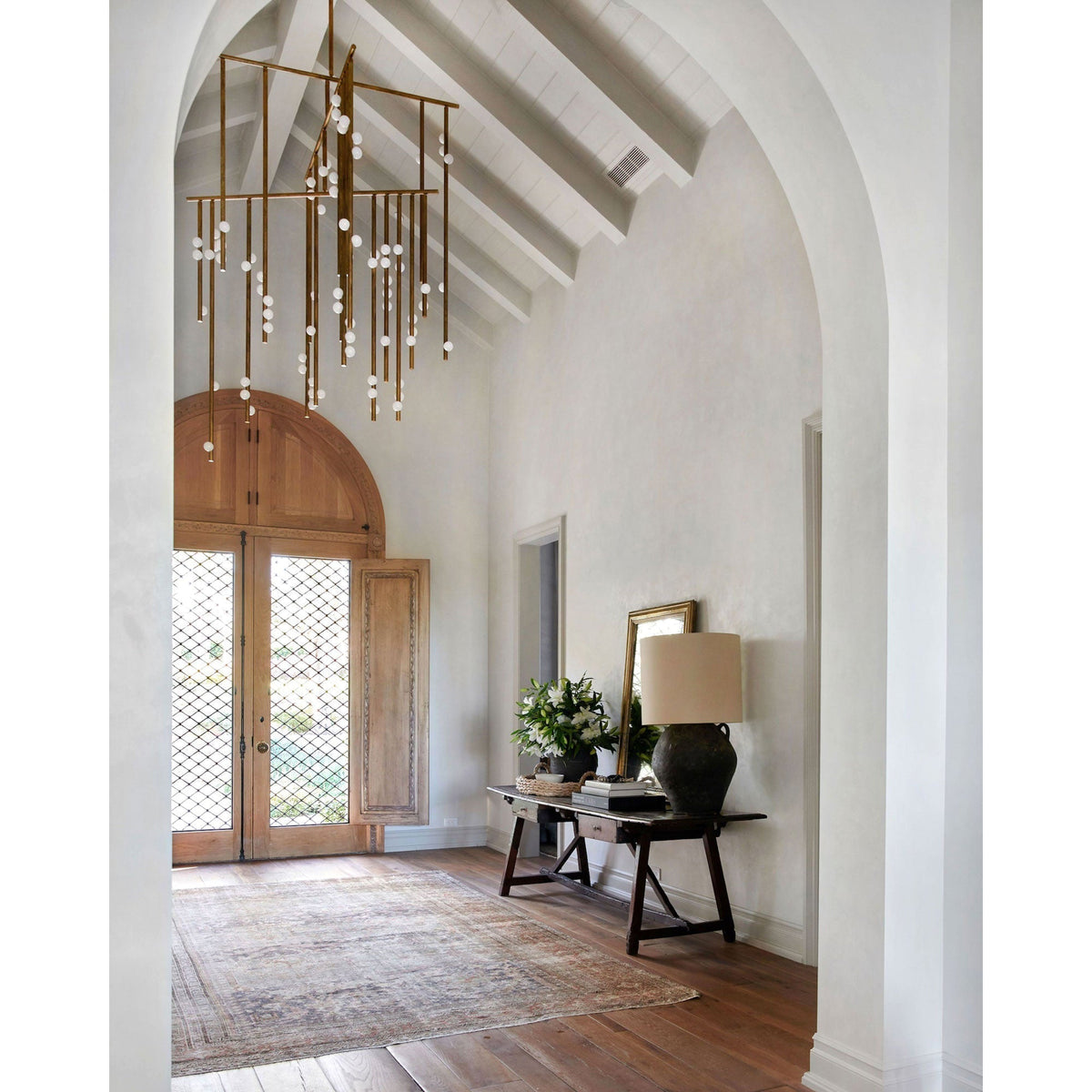 Orbis Moderne Minimaliste Baisse Système Antique Verre Lustre - Neutralighting