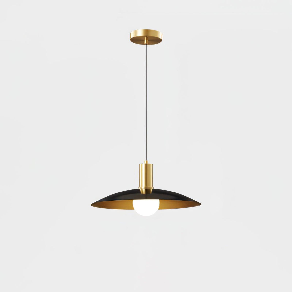 Thalora Suspension Laiton Verre Classique - Neutralighting