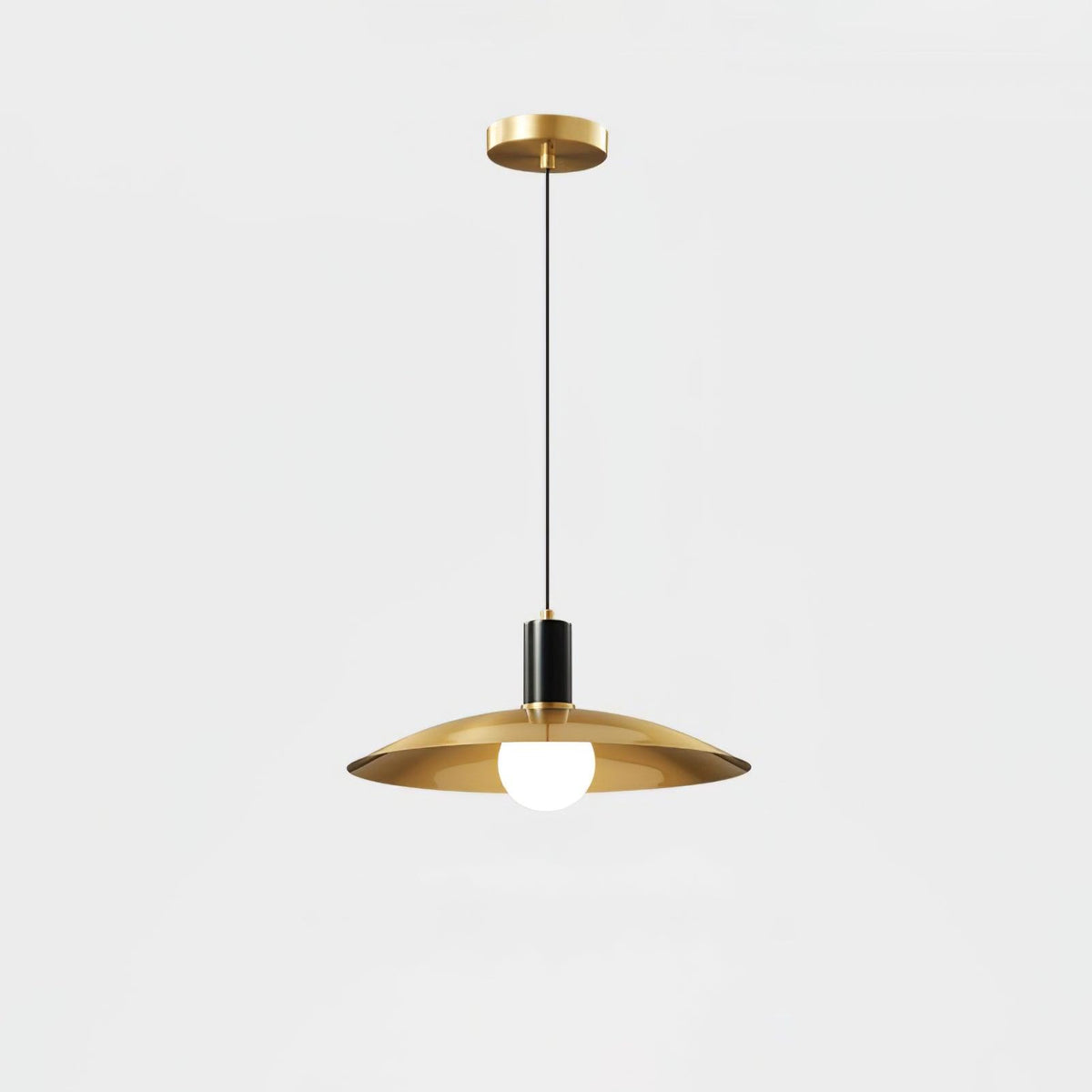 Thalora Suspension Laiton Verre Classique - Neutralighting
