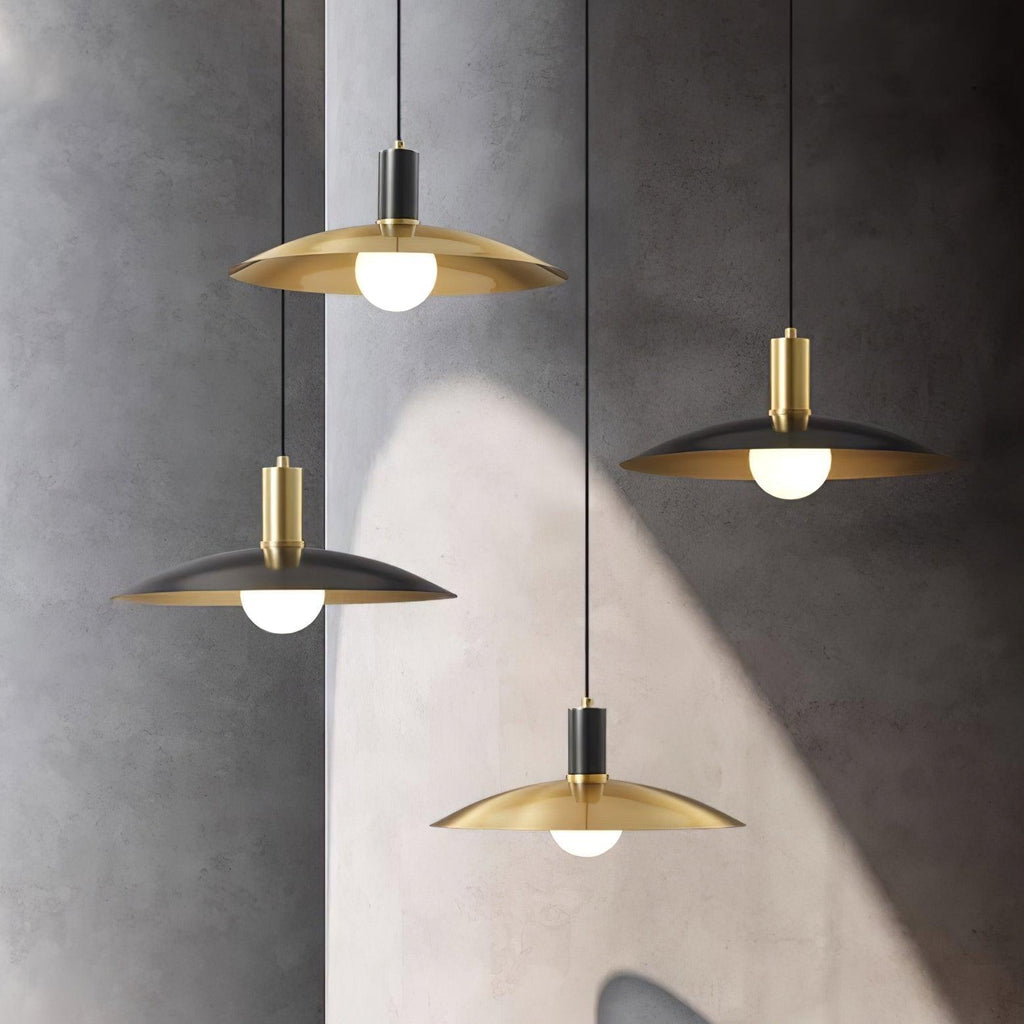 Thalora Suspension Laiton Verre Classique - Neutralighting