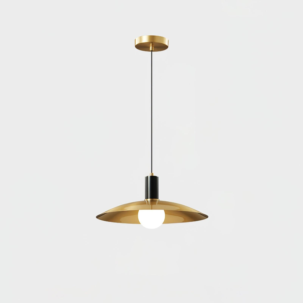 Thalora Suspension Laiton Verre Classique - Neutralighting
